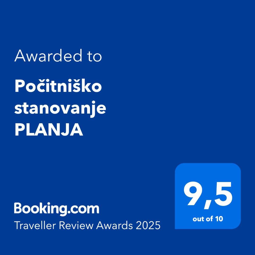 Pocitnisko Stanovanje Planja Soča Kültér fotó